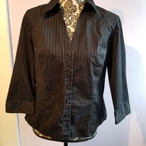 Apostrophe Stretch Button-Down Dress Shirt Stripe